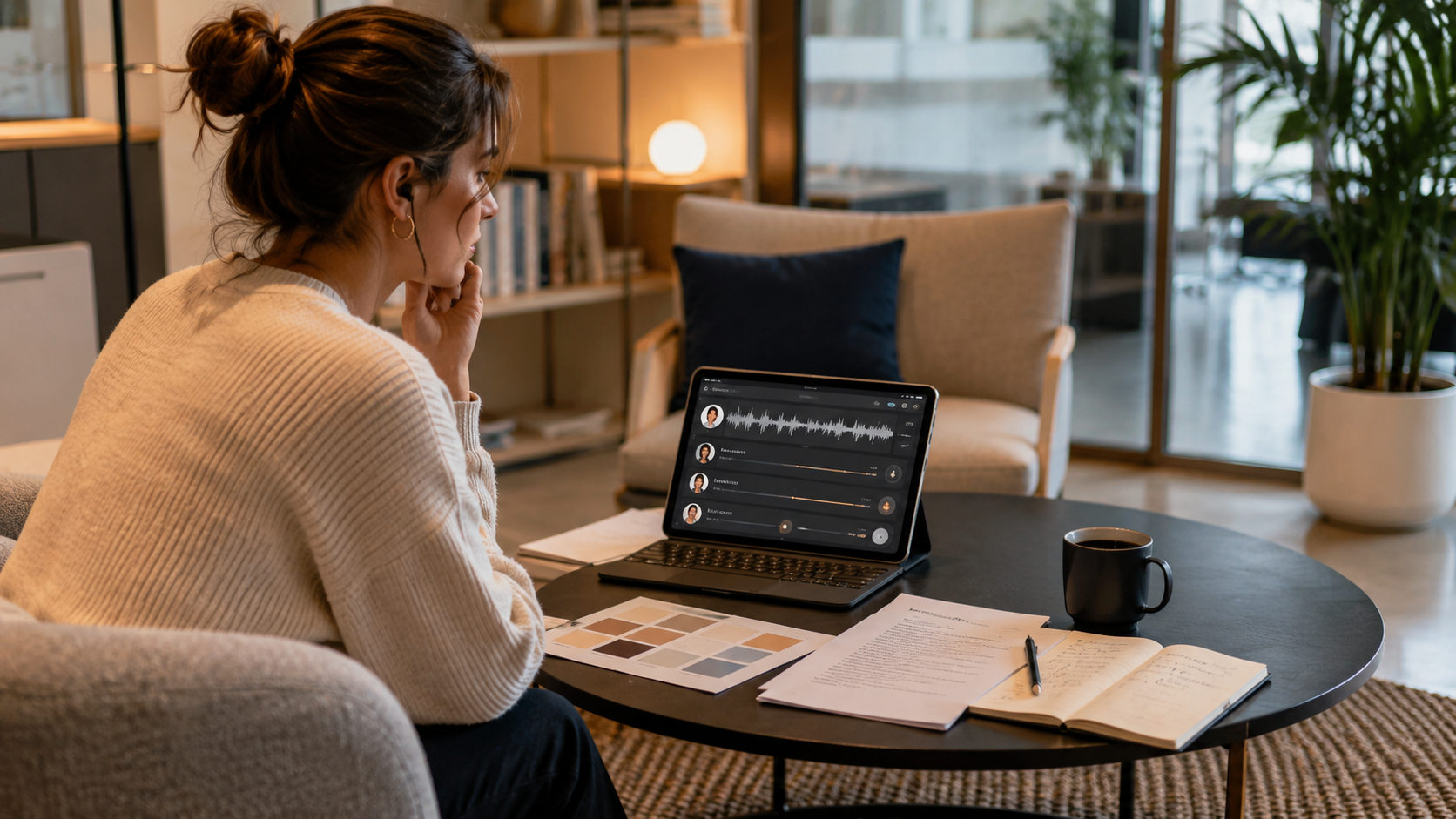 Voice-over AI coerente con il brand