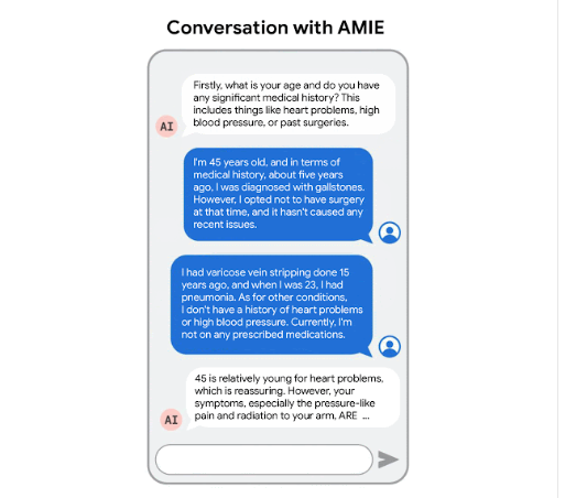 Rivoluzione Sanitaria Digitale: AMIE di Google Ridefinisce il Futuro della Diagnosi Medica con l'Intelligenza Artificiale