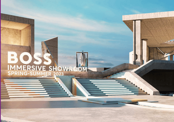 Ampliamento dell'audience raggiunta tramite il Metaverso: HUGO BOSS Immersive Showroom